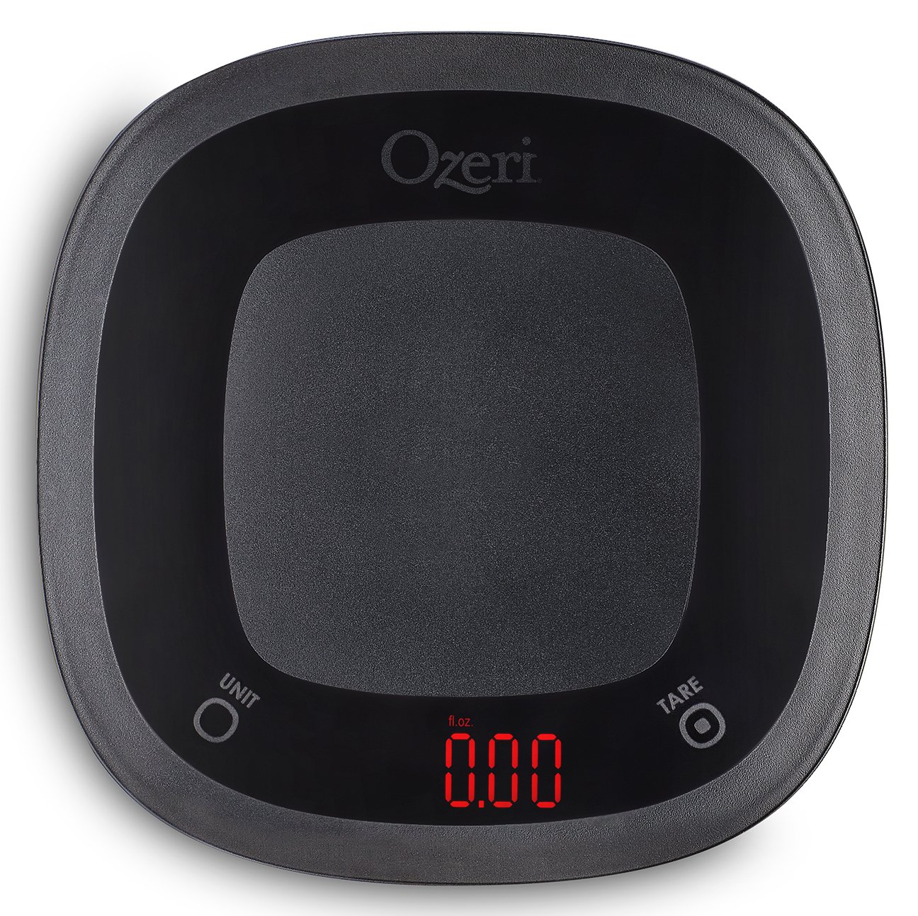 Ozeri Touch Waterproof Digital Kitchen Scale Washable and Submersible, Small, Black