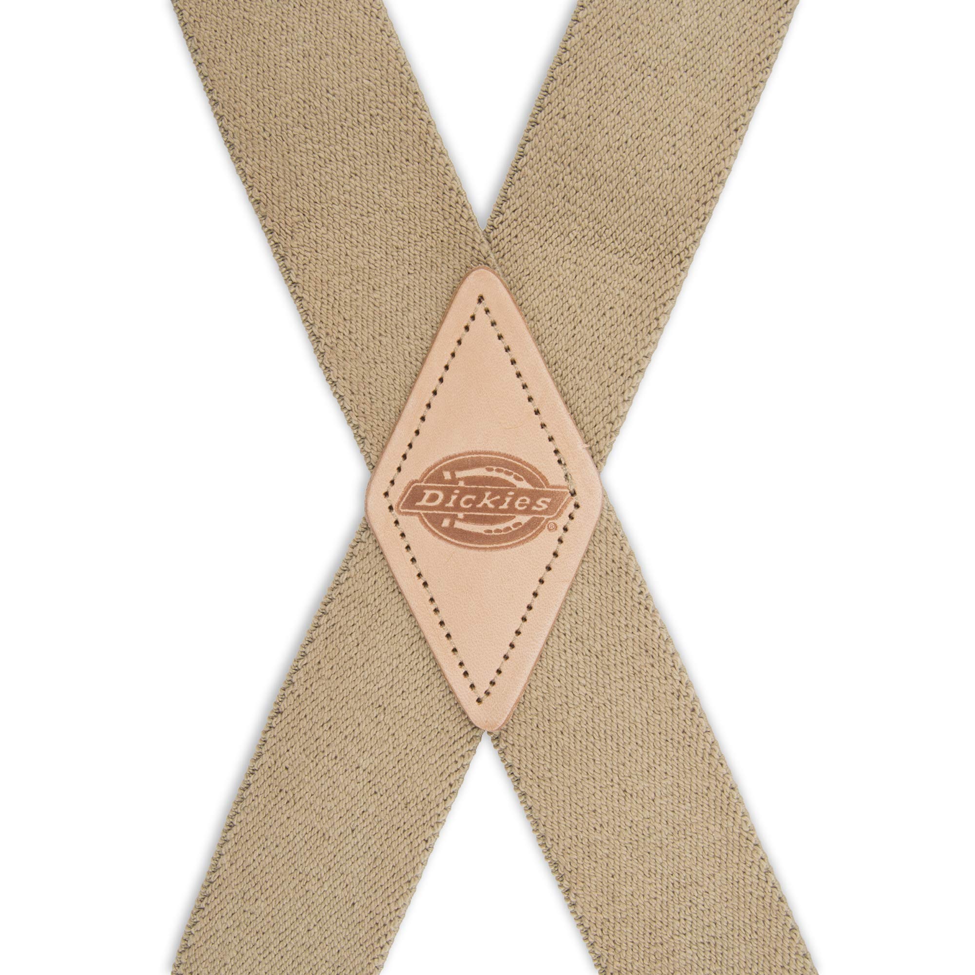 Dickies Men's 1 1/2 inch Solid Straight Clip Adjustable X Back Suspender
