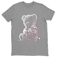Graphic Tees Neon Bear Design Printed 1 Mauve Sneaker Matching T-Shirt