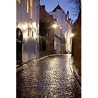 Old Street in Nimegen Netherlands Journal: 150 page lined notebook/diary