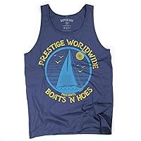 Boats N Hoes Mens Womens Unisex Prestige Worldwide Funny Movie Sailing Tank Top