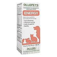 OLLOPETS Energy, Organic Homeopathic Remedy for All Pets, 1 Fl Ounce