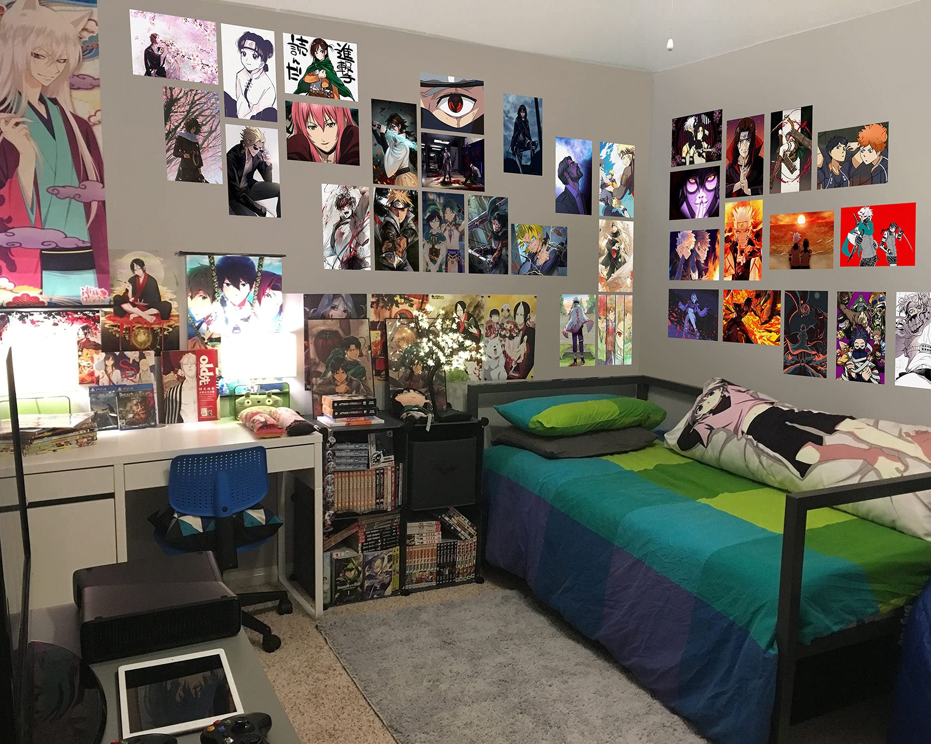 Mua Anime room decor, anime posters. Anime wall decor, poster pack for  manga wall. Anime prints wall collage. Japan anime room decor aesthetic. 50  Set 4x6 inch Photo Collections. trên Amazon Mỹ