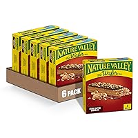 Nature Valley Wafer Bars, Peanut Butter Chocolate, 5 Bars, 6.5 OZ (Pack of 6)