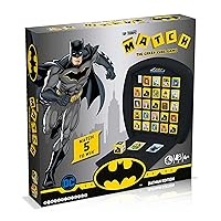Top Trumps Match Game Batman - Family Board Games for Kids and Adults - Matching Game and Memory Game - Fun Two Player Kids Games - Memories and Learning, Board Games for Kids 4 and up