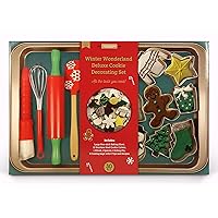 Winter Wonderland 30-piece Real Cookie Baking Set with Recipes for Kids
