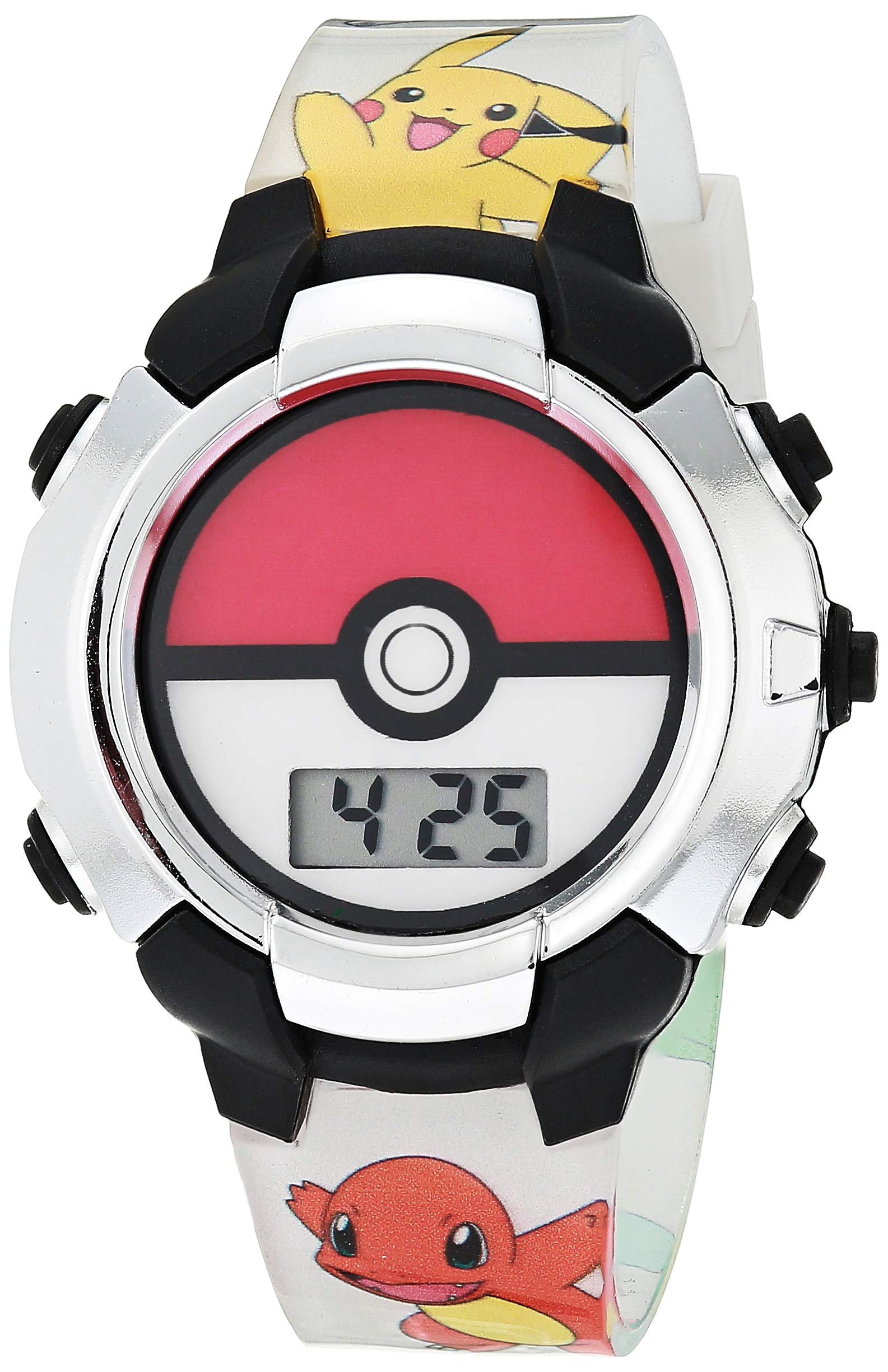 Accutime Kids Pokemon Digital LCD Quartz Watch for Boys, Girls, and Adults All Ages