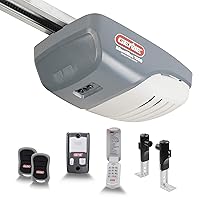 SilentMax 1000 Garage Door Opener - Ultra-Quiet Belt Drive - Includes two 3-Button Pre-Programmed Remotes, Wall Console, Wireless Keypad, Safe T-Beams - Model 3042-TKH, 140V DC Motor
