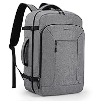 Travel Backpack for Women/Men,Waterproof Carry On Backpack with Laptop Compartment,Travel Essentials Backpack for Traveling,Business Hiking,Casual,Gym(Grey)
