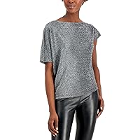 Alfani Womens Sparkly Pullover Blouse