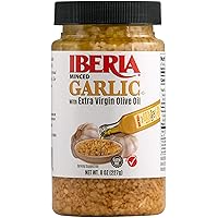 Iberia Minced Garlic with Olive Oil, 8 ounce (pack of 1)