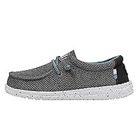 Hey Dude Wally Youth Sox Sharkskin Size 13 | Kids Shoes | Kids Slip-on Loafers | Comfortable & Light-Weight