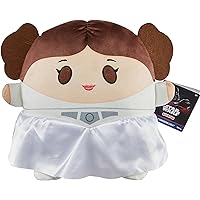 Star Wars Cuutopia Plush Princess Leia, Soft Rounded Pillow Doll, Collectible Toy Gift Inspired by the Fan-Favorite Character, 10-inch