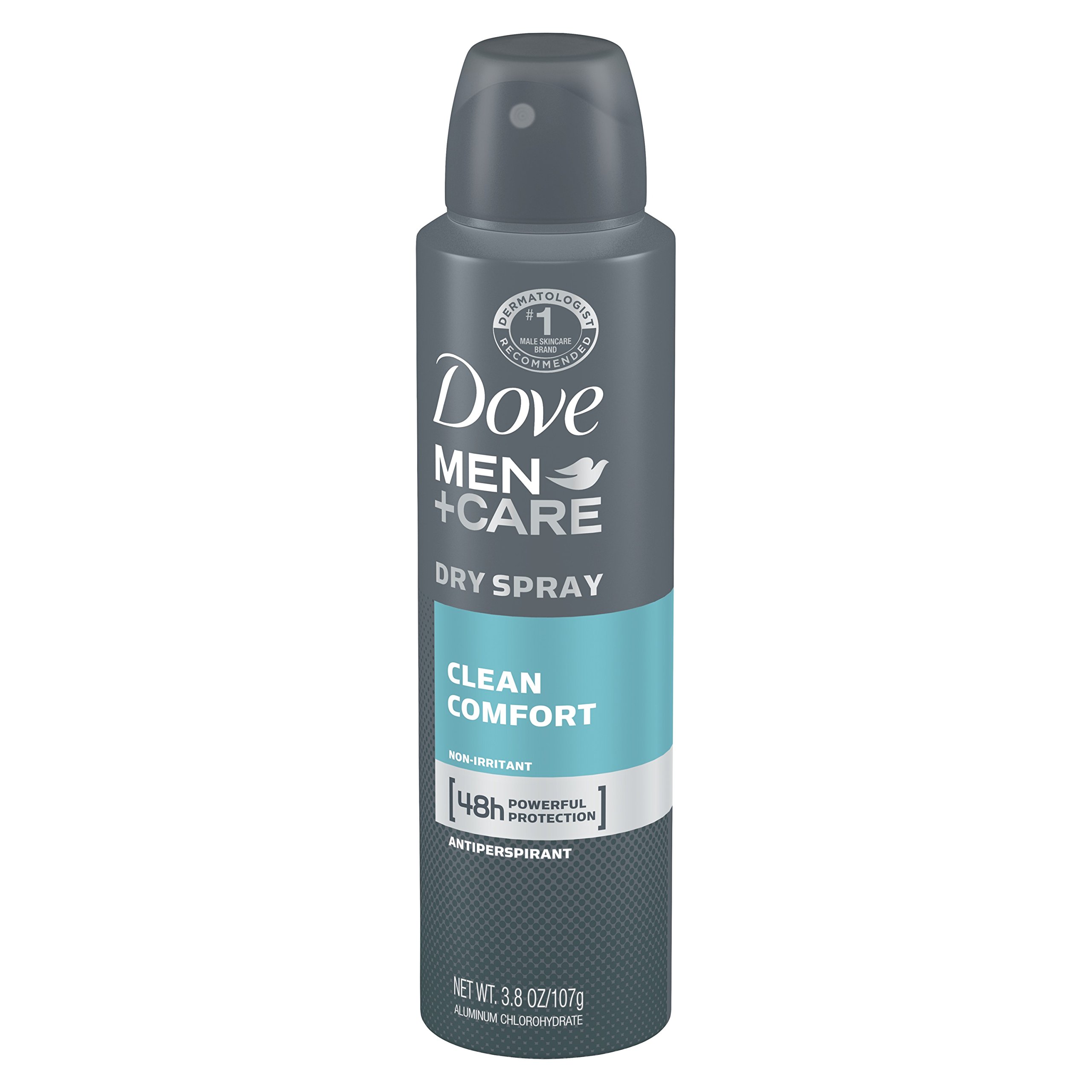 Dove Men+Care Dry Spray Antiperspirant Deodorant, Clean Comfort, 3.8 oz