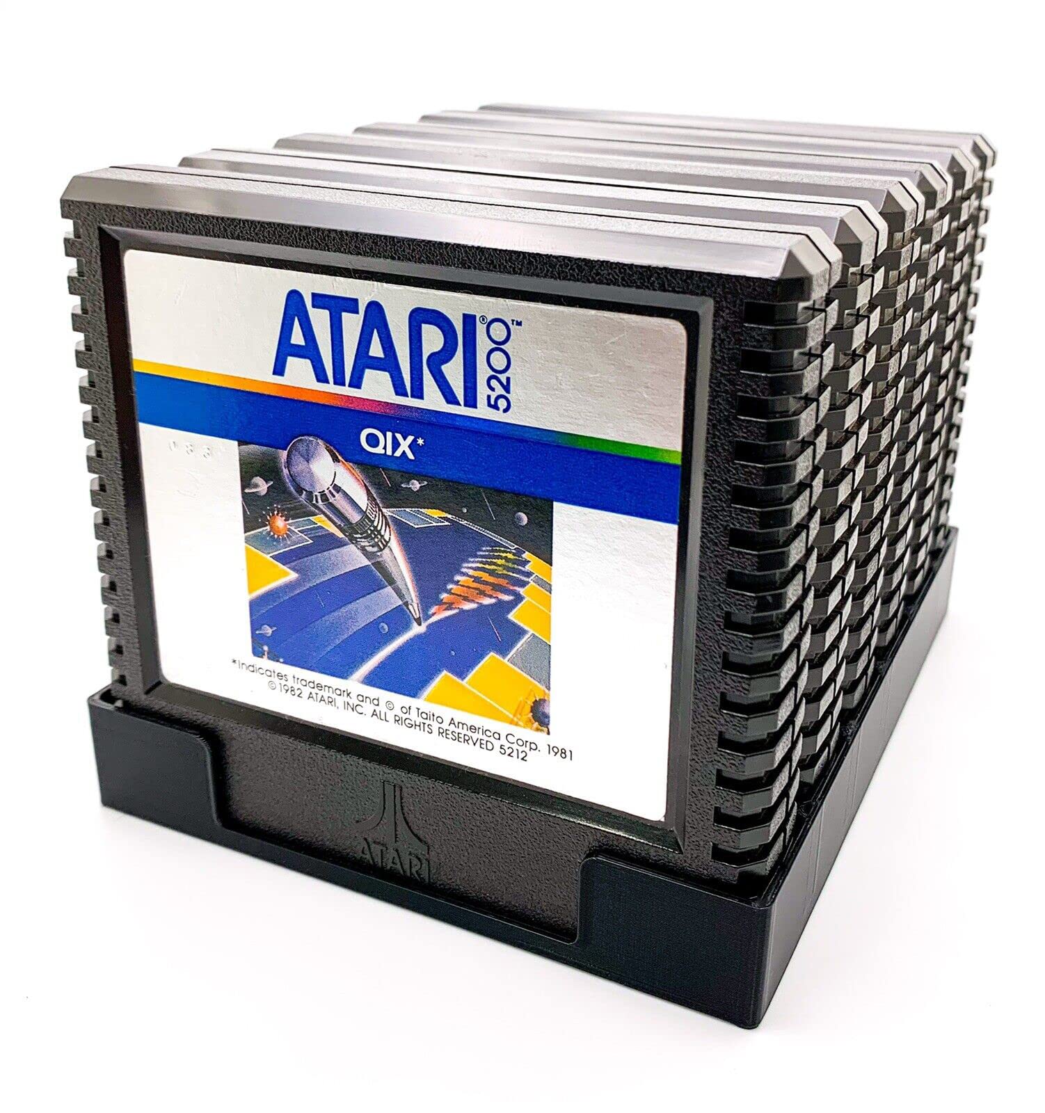 Game Cartridge Holder for Atari 5200 - Tray Holds Up To 6 Games - 5200 Display