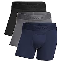 Tommy John Second Skin Boxer Briefs for Men 8, Modal Stretch Fabric, Men's  Underwear with Quick Draw Fly and Contour Pouch