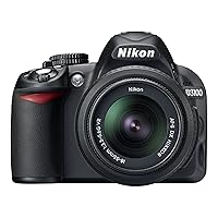 Nikon D3100 14.2MP DX-Format Digital SLR Camera with NIKKOR AF-S DX 18-55mm f/3.5-5.6 VR Lens - (Black)