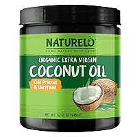 Organic Coconut Oil, Extra Virgin, Cold-Pressed & Unrefined Cooking Oil, Extra Hair & Skin Support - 32 oz