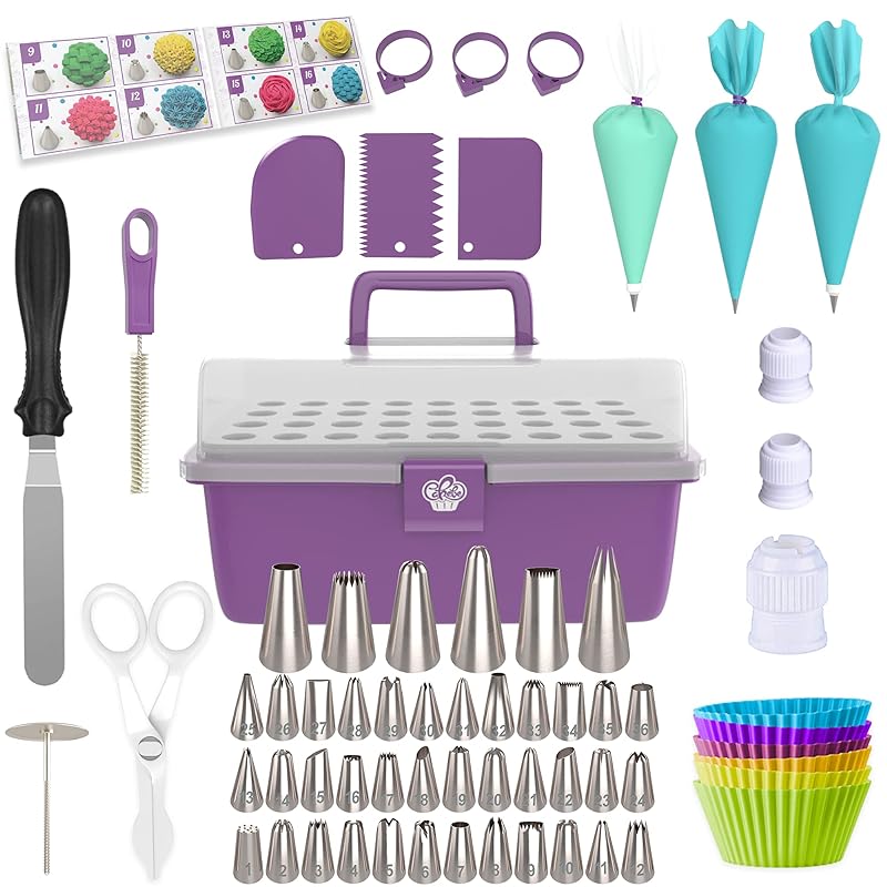Mua Cakebe Cake Decorating Tools 115-Piece Piping Bags&Tips Set ...