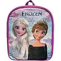 Ruz Frozen Anna And Elsa Toddler Girl 12 Inch Mini Backpack (Pink)