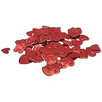 Beistle Red Hearts Confetti