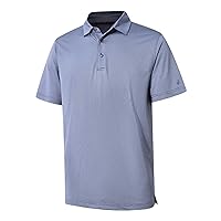 Mens Golf Shirts Short Sleeve Moisture Wicking Dry Fit Print Performance Athletic Casual Golf Polo Shirts for Men