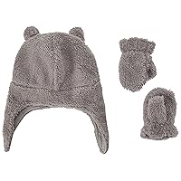 Simple Joys by Carter's Unisex Toddlers and Babies' Hat and Mitten Set