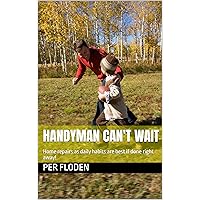 Handyman Can't Wait: Home repairs as daily habits are best if done right away!