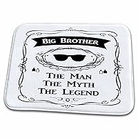 3dRose Big Brother - The Man The Myth The Legend older bro elder... - Dish Drying Mats (ddm-232413-1)