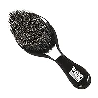 Torino Pro Curve Wave Brush by Brush King - #450 - Made with Reinforced Boar & Nylon Bristles -True Texture Medium Hard 360 Waves Brushes