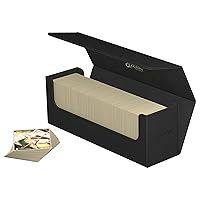  Ultimate Guard Arkhive 400+, Deck Case for 400 Double-Sleeved  TCG Cards, Black, Compatible with Boulders, Magnetic Closure & Microfiber  Inner Lining : Toys & Games