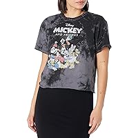 Disney Characters Mickey Freinds Group Women's Fast Fashion Short Sleeve Tee Shirt