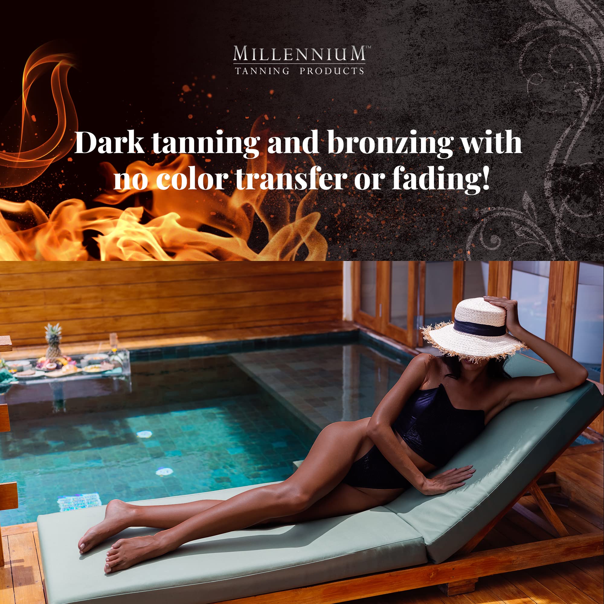 Millennium Tanning Products, Solid Black 100x (13.5 oz) and Insanely Black 60x (13.5 oz)