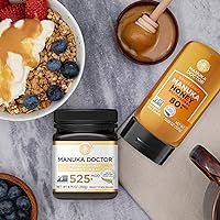 MGO 80+ Multifloral SQUEEZY and MGO 525+ Monofloral Manuka Honey Value Bundle, 100% Pure New Zealand Honey. Certified. Guaranteed. RAW. Non-GMO