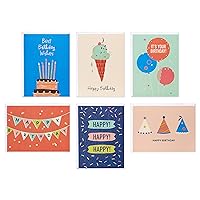 American Greetings Bulk Blank Birthday Cards Assortment (48-Count)