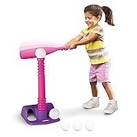 Little Tikes T-Ball Set, Pink, 5 Balls, for Toddlers Ages 18+ Months – Amazon Exclusive