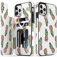 LETO for iPhone 15 Pro Max Case Flip Folio Leather Wallet - Fashionable Flower Designs - Card Slots,Kickstand - Protective Phone Case for Women and Girls - 6.1