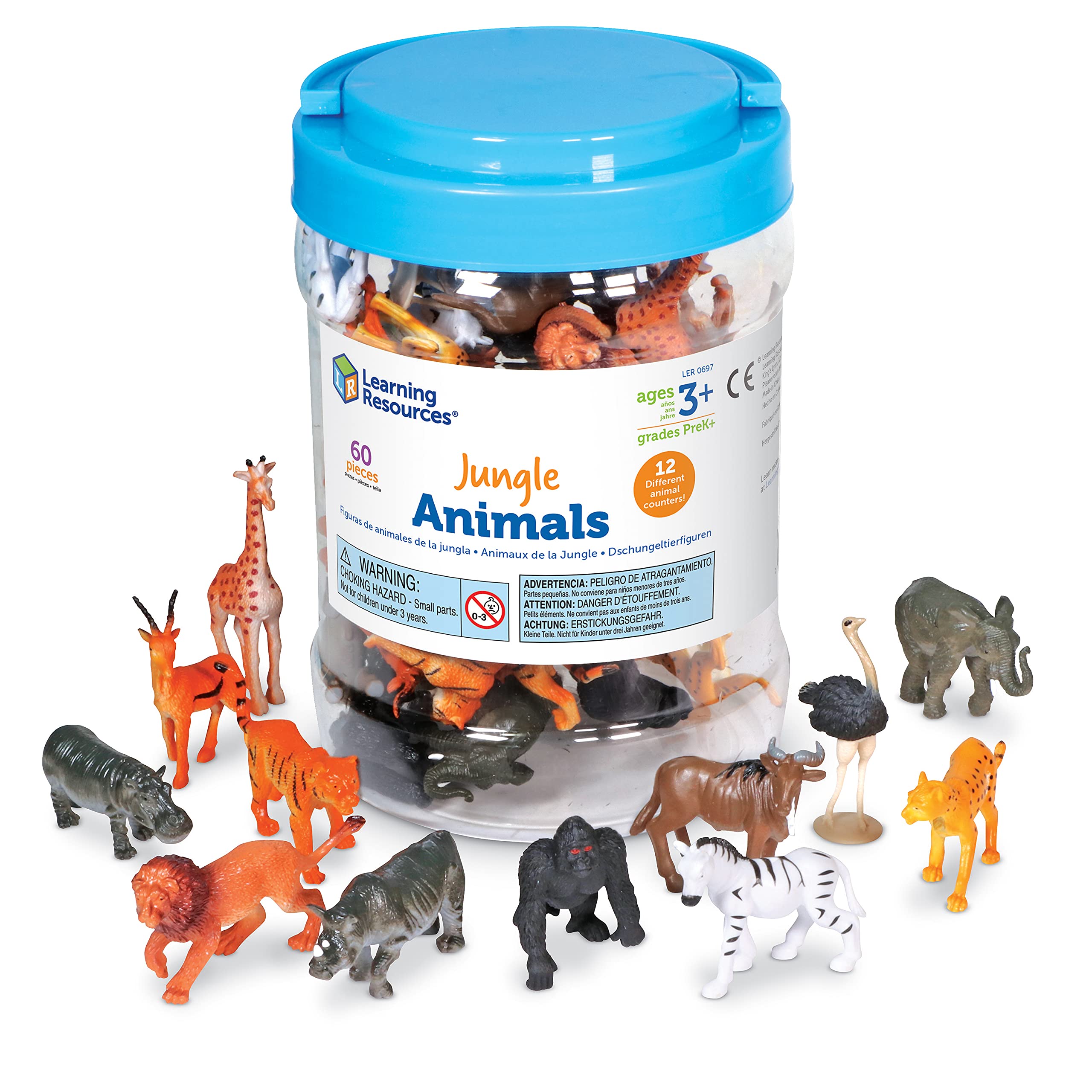 Mua Learning Resources Jungle Animal Counters, Educational Counting and  Sorting Toy, Classroom Desk Pets, Plastic Animal Figurines, Jungle Animals,  Set of 60, Ages 3+ trên Amazon Mỹ chính hãng 2023 | Fado