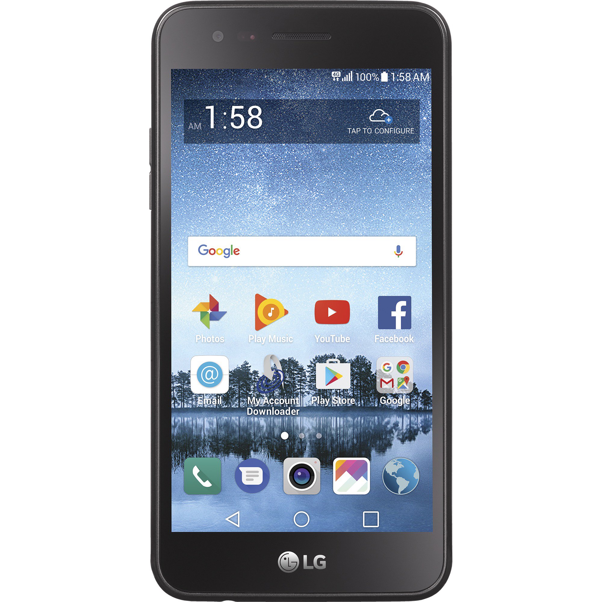 Total Wireless LG Rebel 3 4G LTE Prepaid Smartphone