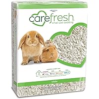 Carefresh 99% Dust-Free White Natural Paper Small Pet Bedding with Odor Control, 50 L