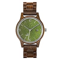 Opis UR-U1: Artsy Watch Unisex/Female Wooden Watches/Wrist Watches for Men Wood/Wooden Wrist Watch/Relojes de Madera para Mujer/Hombre Made with Unique Embossed Dial Face