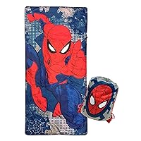 Jay Franco Marvel Spiderman Spidey Dots Slumber Sack - Cozy & Warm Kids Lightweight Slumber Bag/Sleeping Bag