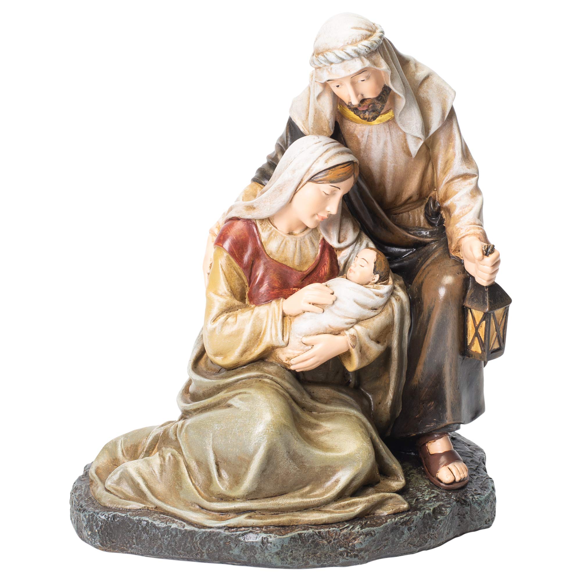 Napco Imports 8" Kneeling Holy Family Christmas Table Top Figurine