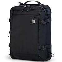 FUL Ridge Collection 18 Inch Laptop Backpack, Cruiser Padded Computer Bag for Commute or Travel, Navy