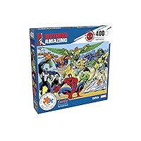 Buffalo Games - Marvel - Spider Sense - 400 Piece Jigsaw Puzzle for Families Challenging Puzzle Perfect for Family Time - 400 Piece Finished Size is 21.25 x 15.00