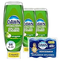 Dawn Ultra Anti-Bacterial EZ-Squeeze Hand Soap, Apple Blossom, 3x22 Fl Oz (Packaging may vary)