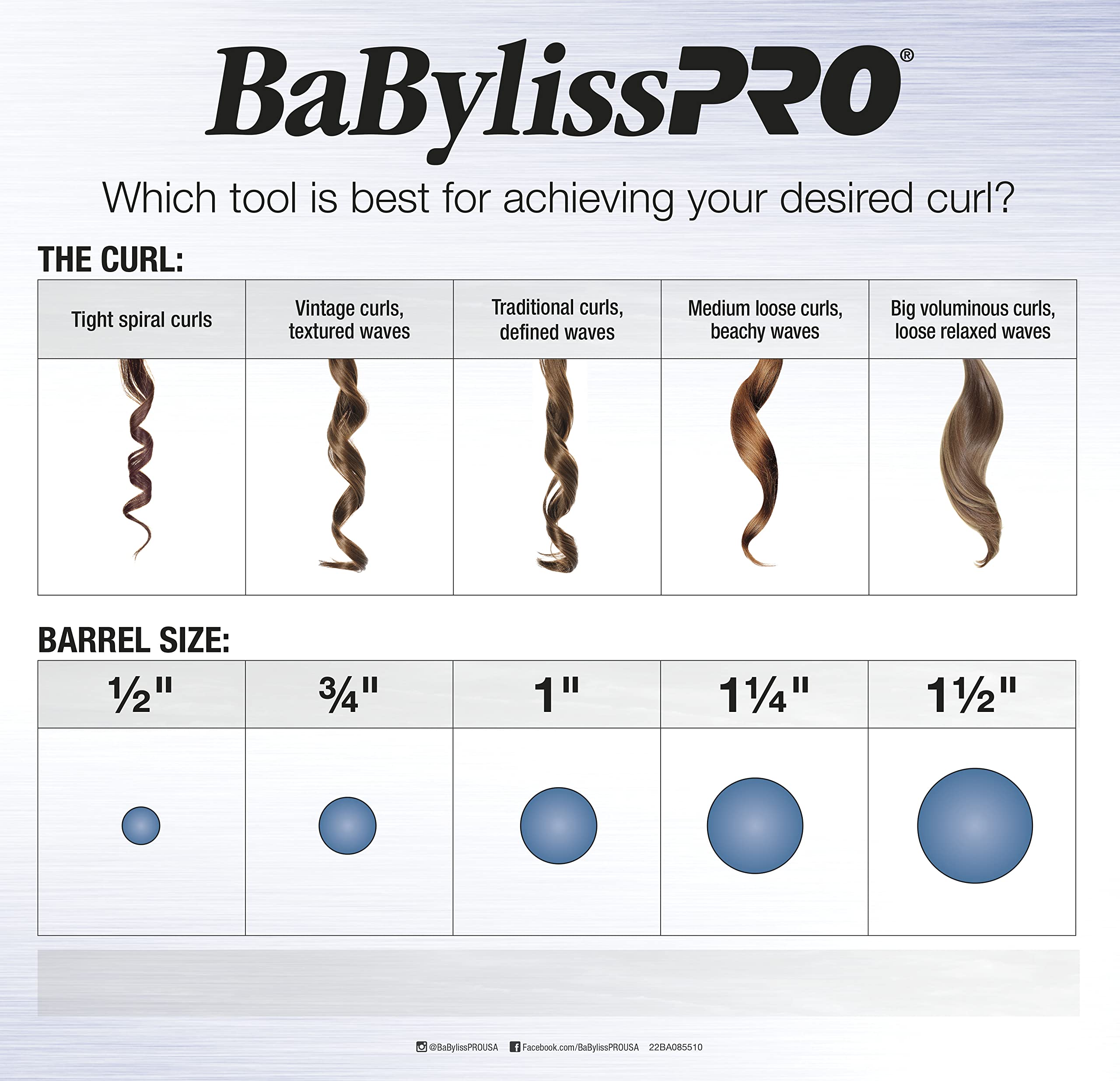 BabylissPRO Nano Titanium Professional Curling Iron With Extended Barrel Perfect For Longer Hair