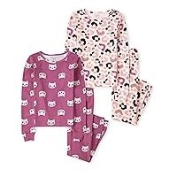 The Children's Place Girls' Long Sleeve Top and Pants Pajama Sets