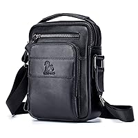 Men's Genuine Leather Shoulder Bag Messenger Briefcase CrossBody Handbag Satchel Travel bag