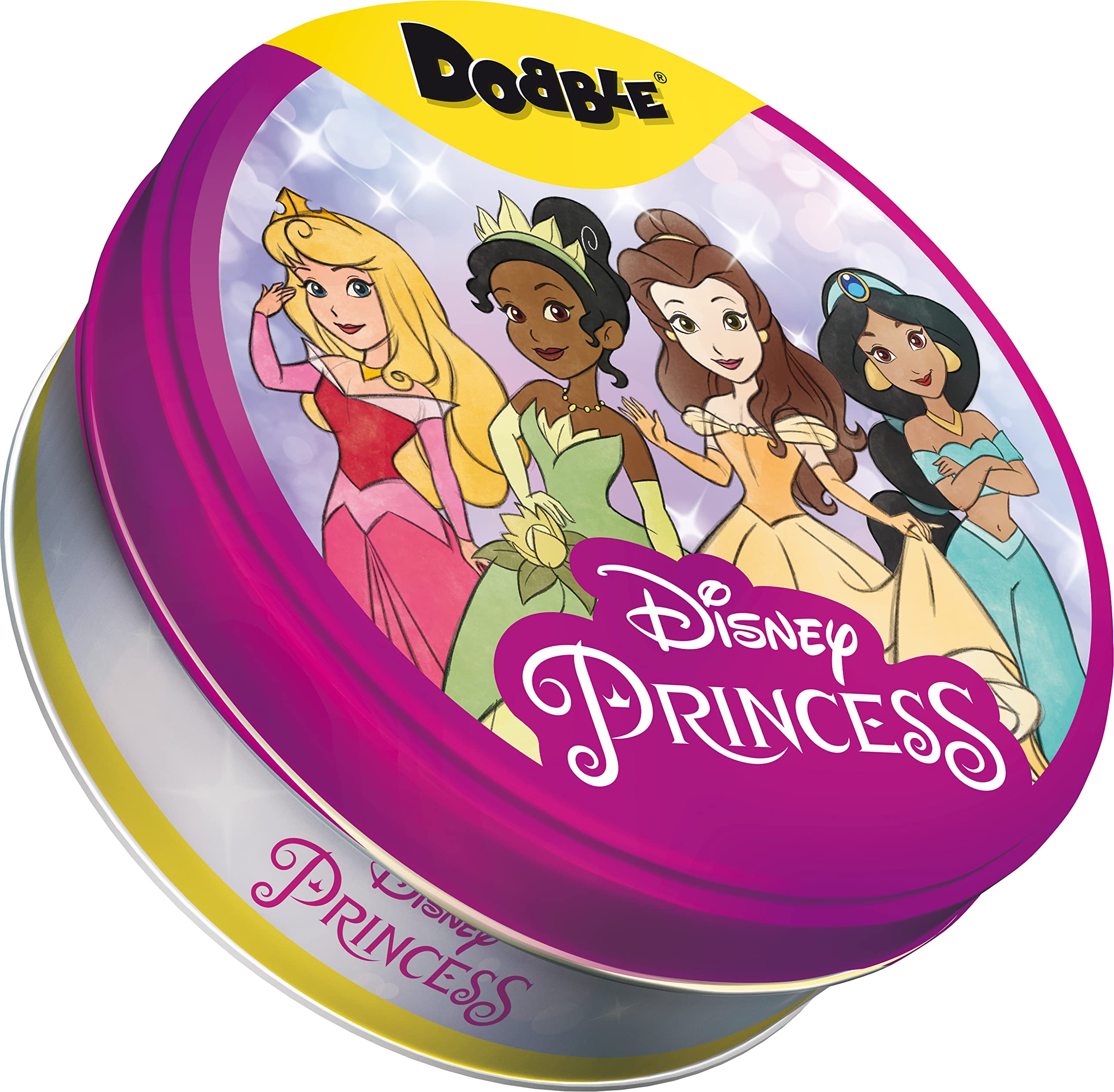 Zygomatic | Dobble Disney Princess 2022 Version | Card Game | Ages 4+ | 2-5 Players | 10 Minutes Playing Time